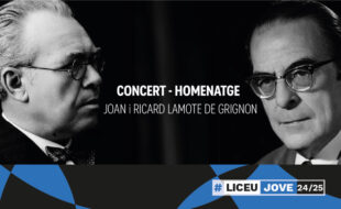 Tribute Concert of the Conservatori Liceu to Joan and Ricard Lamote de Grignon