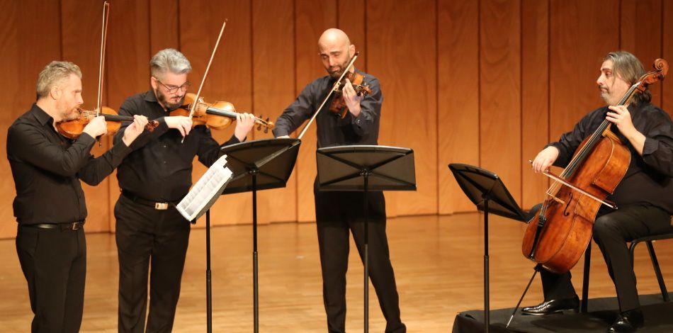 The Quartetto di Cremona offers a concert at the Conservatori Liceu Auditorium as part of the «Liceu Cambra Masterclasses & Concerts» concert series