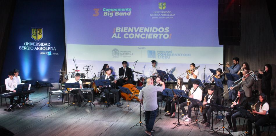 The Conservatori Liceu Foundation participates in the Third Big Band Camp organized by the School of Music of the Sergio Arboleda University and in workshops and concerts in collaboration with the University of Caldas in Colombia