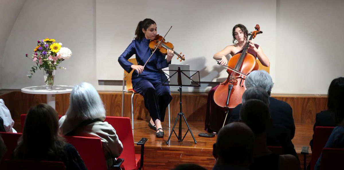 Students from the Liceu Conservatory gave a concert in tribute to Pau Casals as part of the ‘Young Talents’ programme organised by the Cervantes Institute in Kraków