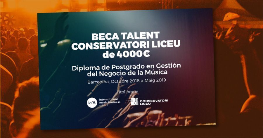 Beca Talent Postgrau Gestió Negoci Música