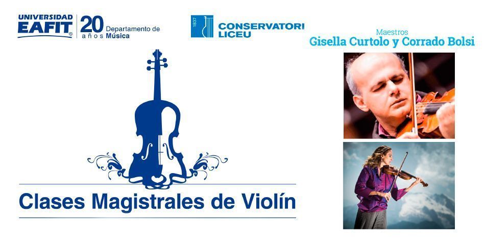 Masterclasses y conciertos Corrado Bolsi y Gisela Curtolo en Colombia