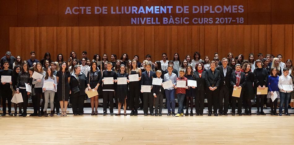 Concierto y Acto de Entrega de Diplomas de los alumnos de las Escuelas Liceo de la promoción 2017-18