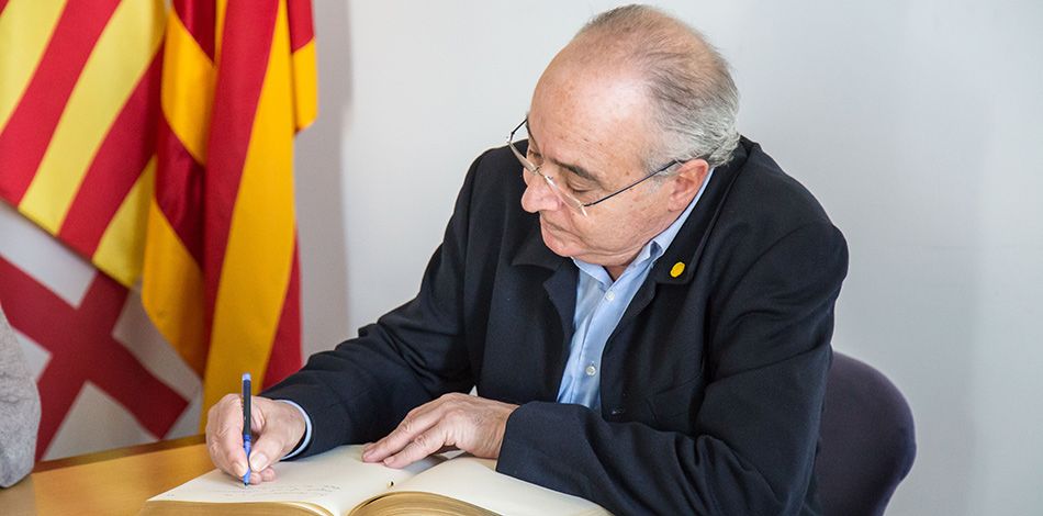El conseller de Educació, Josep Bargalló, visitó el Centro Superior Fundación Conservatori Liceu