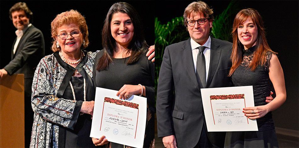 Estudiantes del Centro Superior premiadas en el Concurso Tenor Viñas