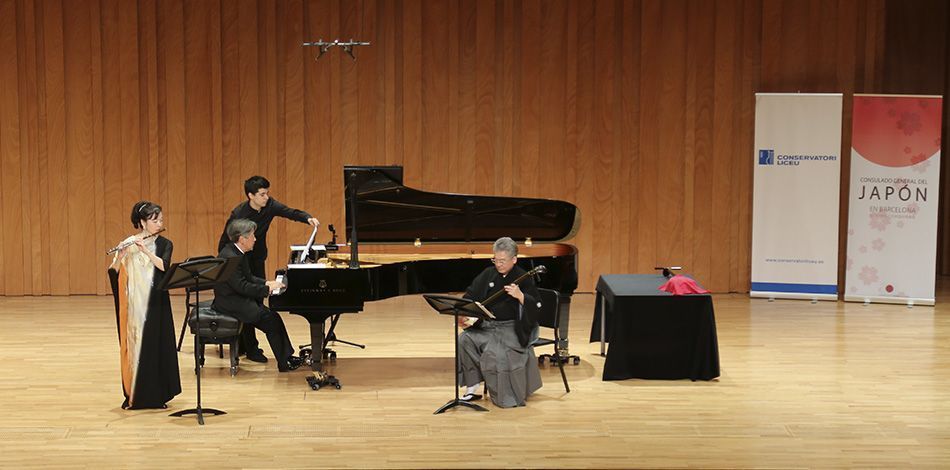 El Auditori Conservatori Liceu acogió el concierto de música japonesa coorganizado por la Fundación Conservatori Liceu y el Consulado General de Japón