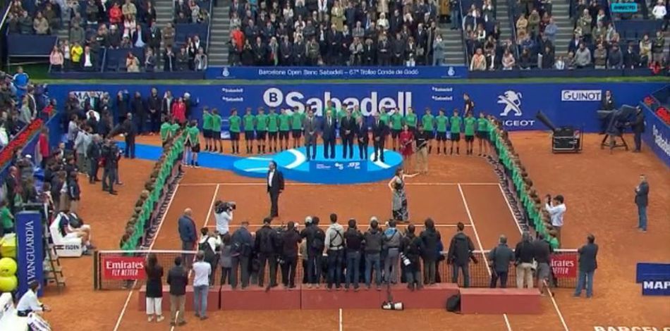 Los alumnos del Centro Superior de Música Liceu, Carlos Enrique y Gisela Villamayor, actúan en el Barcelona Open Banc Sabadell - 67º Trofeo Conde de Godó