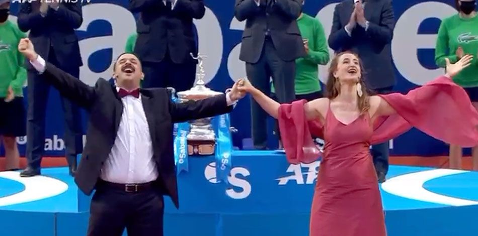 Carlos Enrique Ortiz y Gisela Villamayor, alumnos del Centro Superior de Música Liceu, actúan en el cierre del Barcelona Open Banc Sabadell – 68º Trofeo Conde de Godó