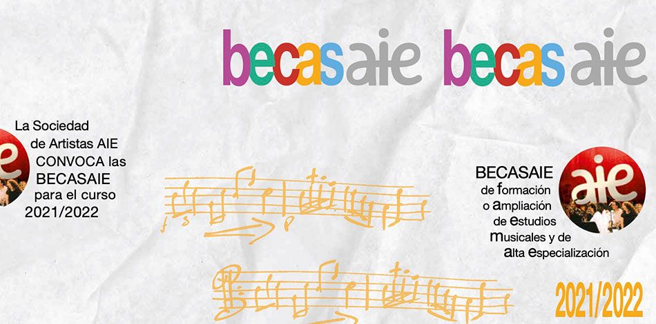 Abierta la convocatorio de Becas AIE para cursar estudios musicales el curso 2021-2022