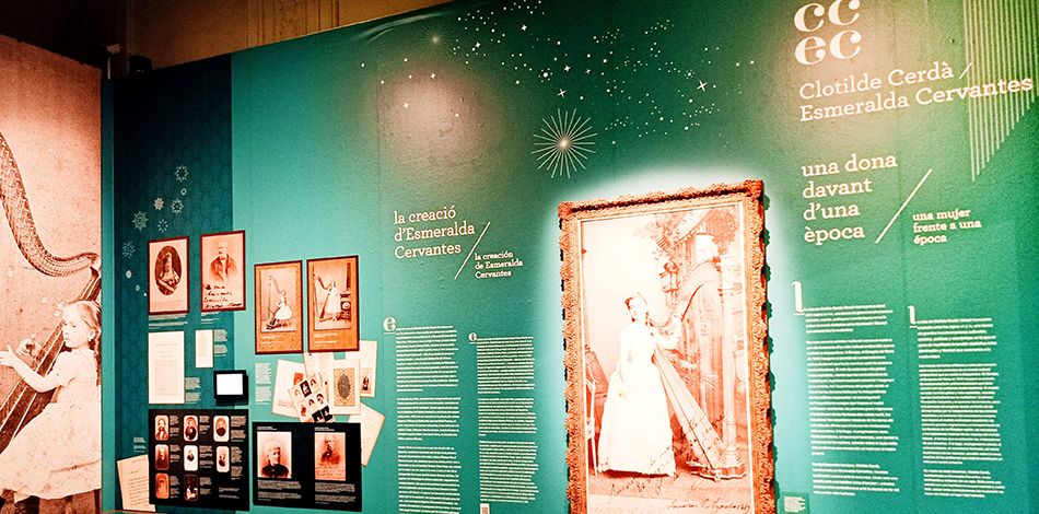 El Palau Robert acoge la exposición "Clotilde Cerdà / Esmeralda Cervantes, una mujer ante una época"