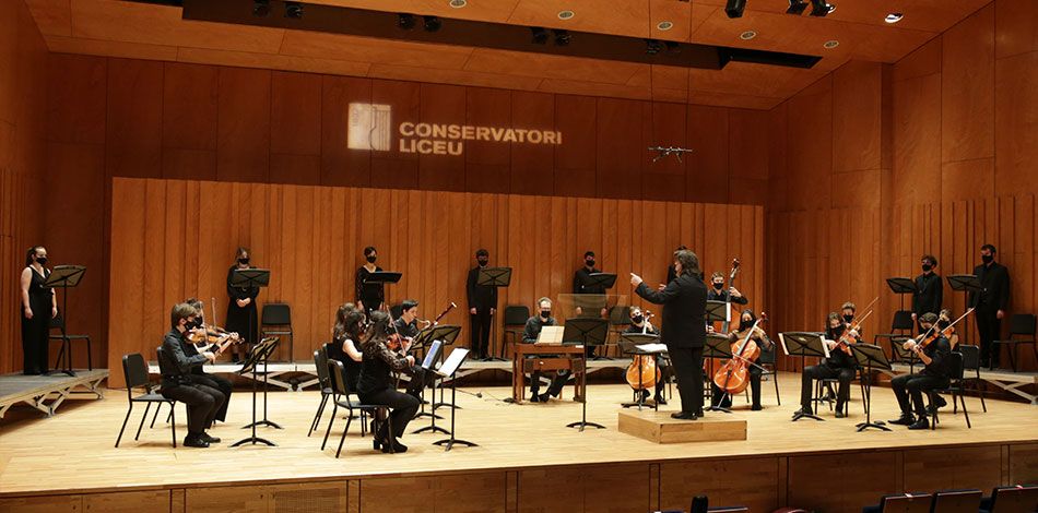 Arranca el Liceu Jove con el Concierto de la Orquesta y el Coro de Cámara del Conservatori Liceu