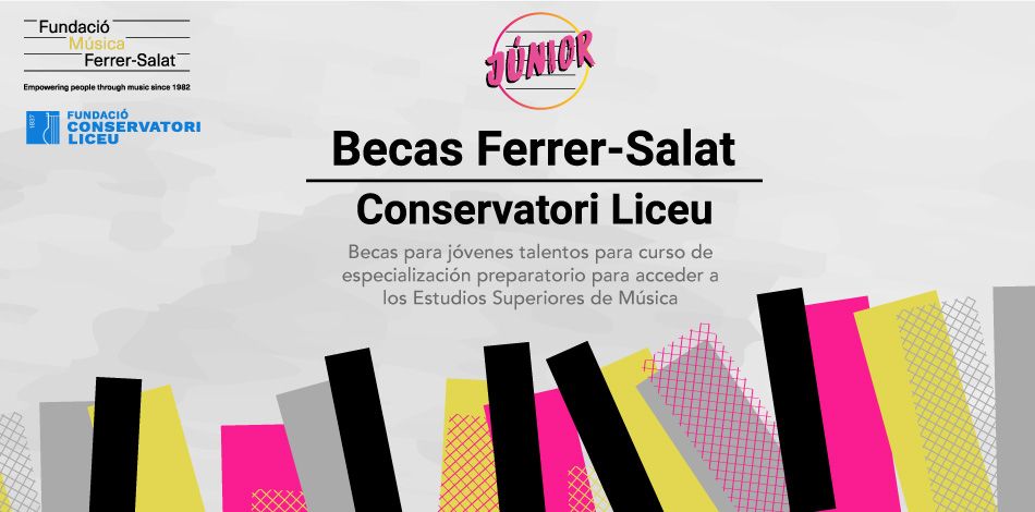 La Fundación de Música Ferrer-Salat y la Fundación Conservatori Liceu impulsan una nueva iniciativa: LICEU JÚNIOR