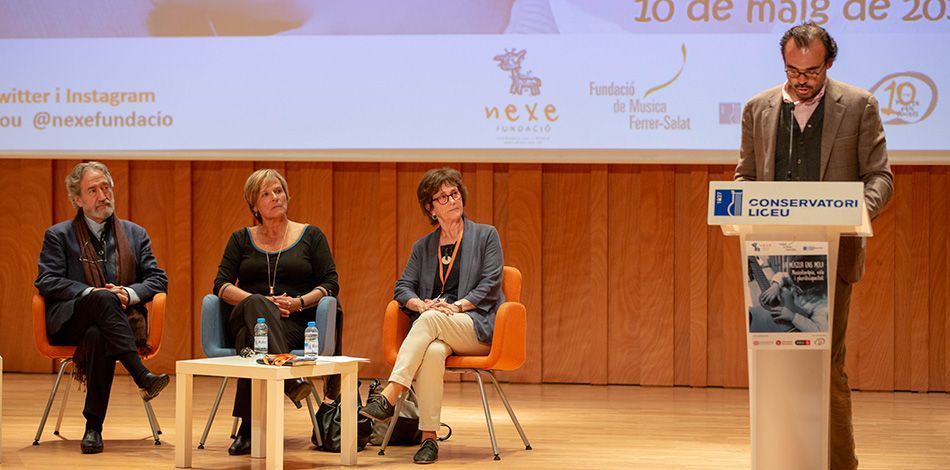 La Fundación Conservatori Liceu acoge la jornada "La música ens mou!" de Nexe Fundació