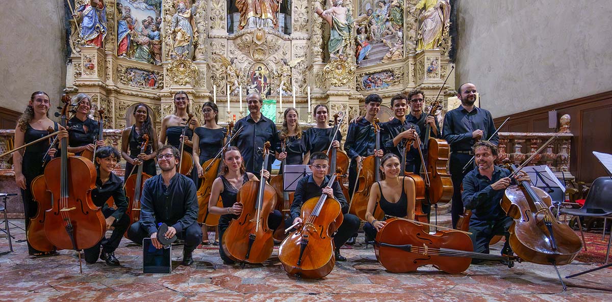 Alumnado de violonchelo del Conservatori Liceu participa en un concierto de la OJIPC para conmemorar los 150 años del nacimiento de Pau Casals