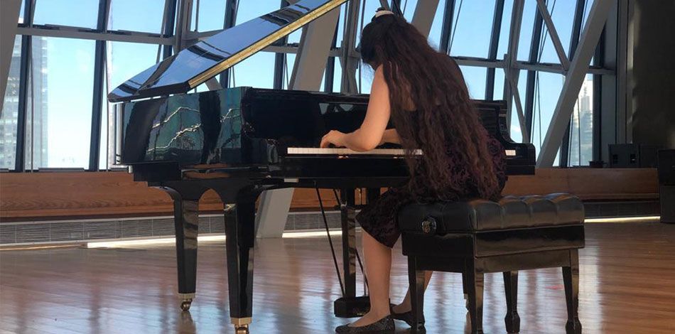 Oriana Larisa Kemelmajer, alumna del Centro Superior Liceu, ganadora del Concurso Nacional de Piano Siete Lagos/Kaio Schommer 2020 de Argentina
