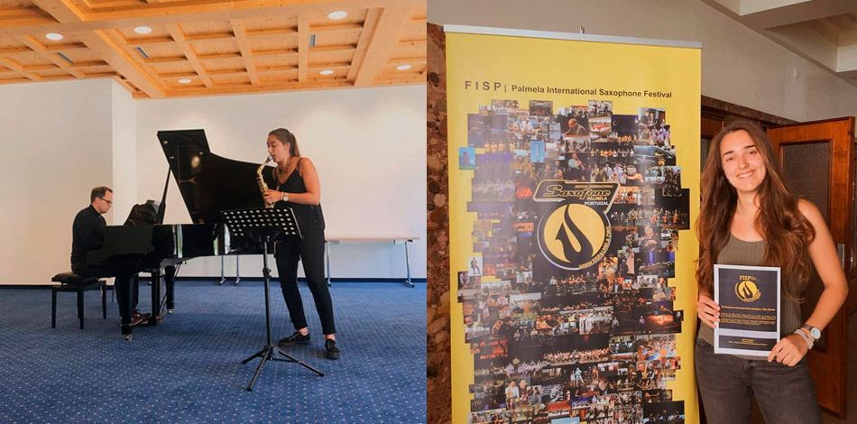 La alumna del Centro Superior de Música Liceu, Maria Torres, recibe el reconocimiento internacional a su talento ganando premios en Portugal y Suiza