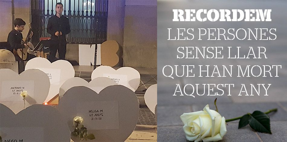 Alumnes del Centre Superior posen música a l’acte en memòria de les persones sense llar d’Arrels Fundació