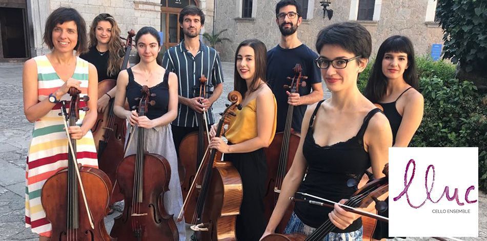 La formació Lluc Cello Ensemble, sorgida del Centre Superior, efectua la gravació de l’obra Díptic de Joan Guinjoan a la Sala de Cambra del Conservatori Liceu