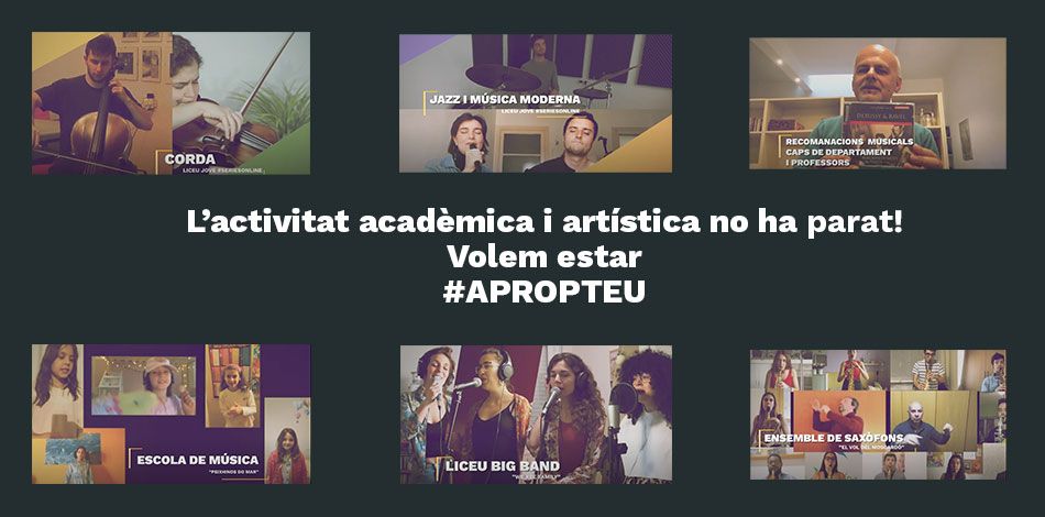 L’activitat acadèmica i artística no ha parat. Volem estar #ATULADO