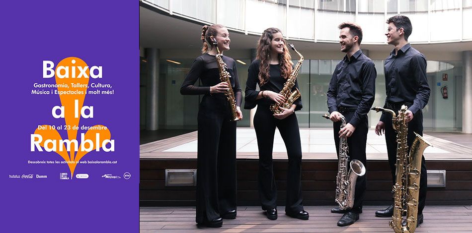 La Fundació Conservatori Liceu participa a la iniciativa “Baixa a La Rambla”, organitzada per L’ Ajuntament de Barcelona i l’associació Amics de La Rambla