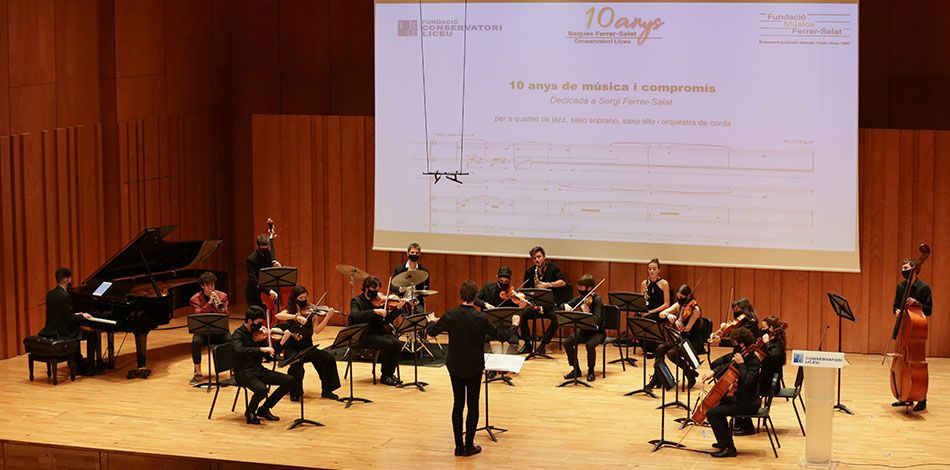 La Fundació de Música Ferrer-Salat i la Fundació Conservatori Liceu celebren 10 Anys de Beques Ferrer-Salat-Conservatori LiceuLa Fundació de Música Ferrer-Salat i la Fundació Conservatori Liceu celebren 10 Anys de Beques Ferrer-Salat-Conservatori Liceu