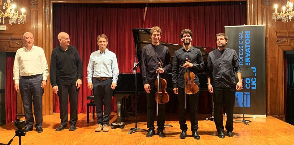 Els professors del Centre Professional de Música Liceu, ofereixen un magnífic concert al Teatrino de l’edifici històric de la Fundació Conservatori Liceu