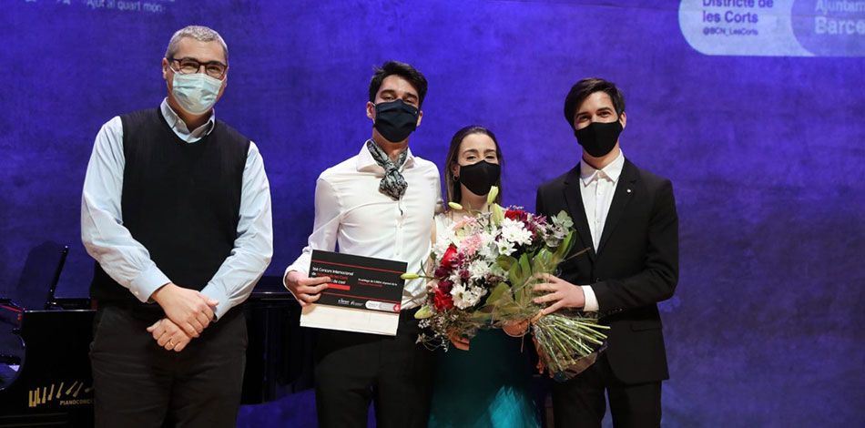 El Trio Jakob, integrat per exalumnes del Centre Superior Liceu, obté el primer premi en la categoria instrumental del 16è Concurs Internacional de Música de les Corts
