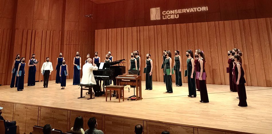 El Cor Vivaldi reprèn la seva activitat concertística a l’Auditori del Conservatori Liceu
