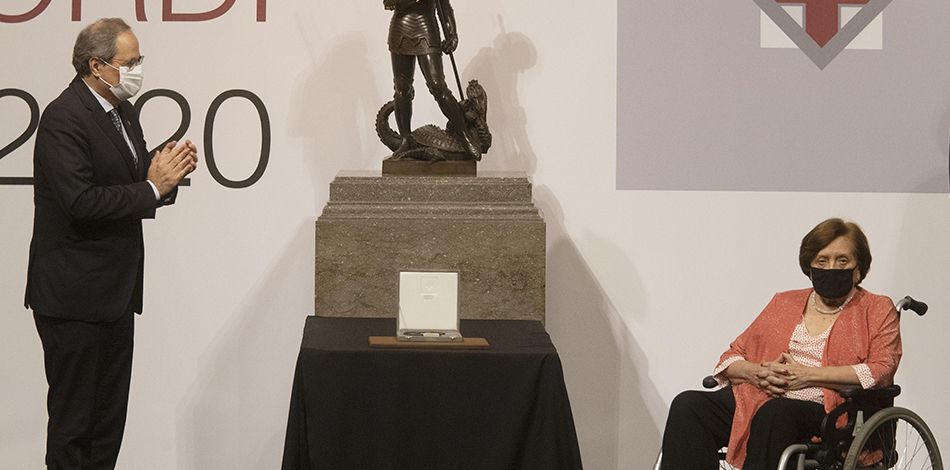 Àngels Alabert i Montserrat Pujolar, exalumnes del Conservatori Liceu, reben la Creu de Sant Jordi 2020