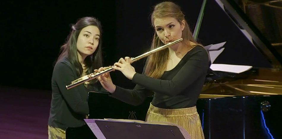 El Duo Marta & Misaki, format per exalumnes del Centre Superior Liceu, actuen en el cicle “Jóvenes Intérpretes” de la Fundació Juan March de Madrid
