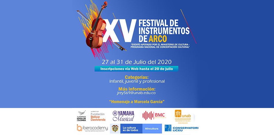 La Fundació Conservatori Liceu participa al XV Festival d'Instruments d'Arc a Colòmbia
