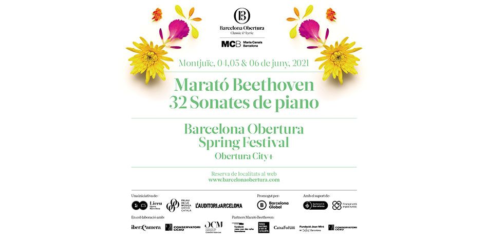 L’Auditori Conservatori Liceu acull tres concerts de la Marató de Sonates per a piano de Beethoven que li dedica el Festival Barcelona Obertura