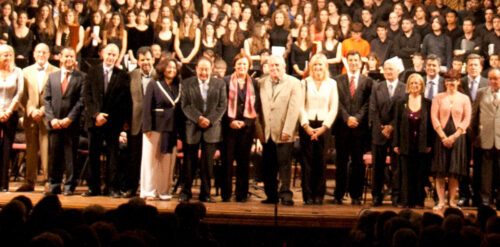 Medalla de la Ciutat de Mataró per als mestres Canals i Gonzàlez, fundadors de l’escola filial del Conservatori Liceu a la ciutat