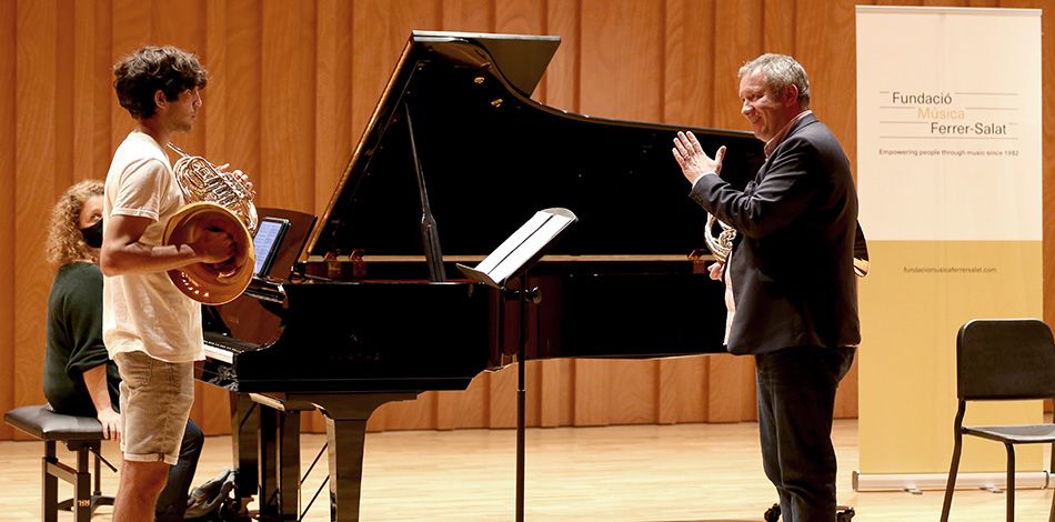 Stefan Dohr inaugura el cicle Liceu Cambra Masterclasses & Concert 2021-2022
