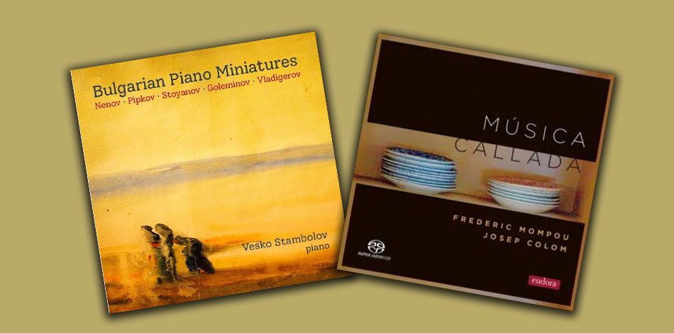 Els discos publicats pels pianistes Josep Maria Colom i Vesko Stambolov, professors del Centre Superior Liceu, reconeguts amb el Melómano de Oro per la revista "Melómano"