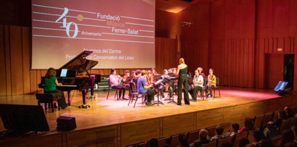 La Fundació de Música Ferrer-Salat commemora els seus 40 anys d’història a l’Auditori Conservatori Liceu