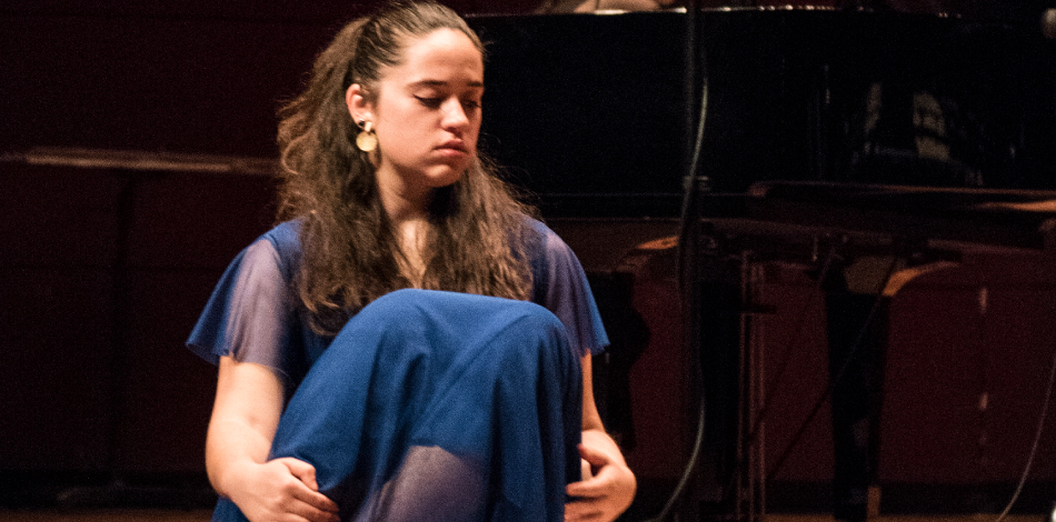 Alba Valdivieso, alumna del Conservatori Superior Liceu, participa al concert final del XXXIV Premio Jóvenes Compositores Fundación SGAE-CNDM