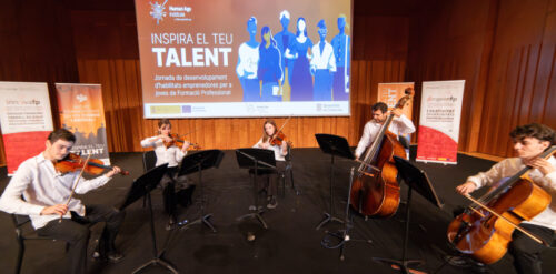 L’Auditori Conservatori Liceu acull la jornada "Inspira el teu talent" coorganitzada pel Departament d'Educació i Formació Professional i Human Age Institute