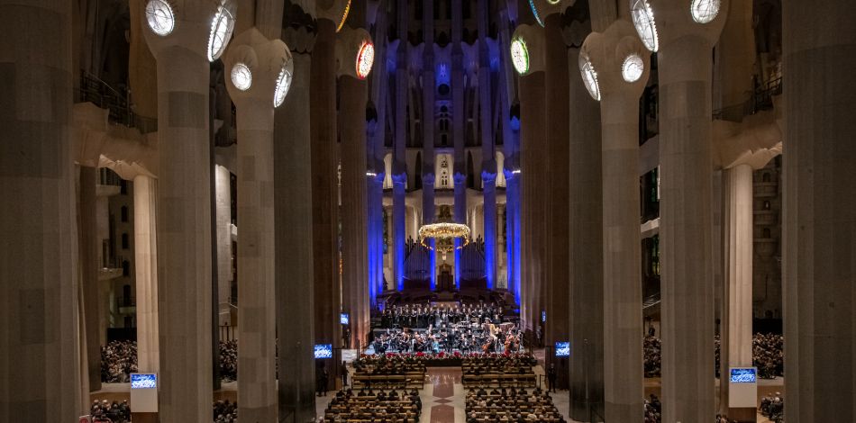 El compositor i director Xavier Pagès-Corella, professor del Conservatori Liceu, estrena l’obra «"A les mans d'aquest infant" » a la Sagrada Família