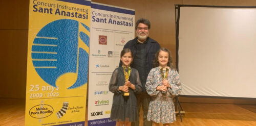 Alumnes de l’Escola de Música Liceu Urquinaona han estat guardonats a la darrera edició del Concurs Sant Anastasi de Lleida