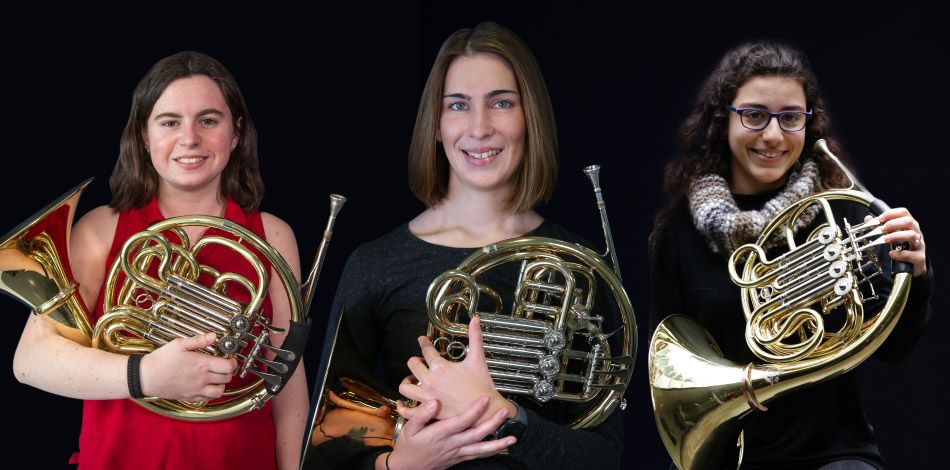 Alumnes de trompa del Centre Superior Liceu seleccionades per participar en diverses acadèmies europees