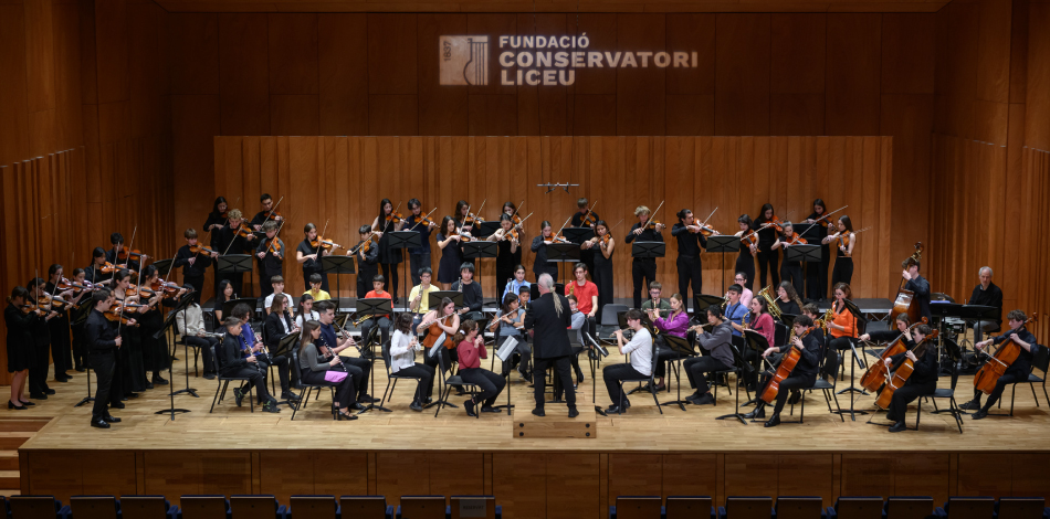 Gran èxit de participació en els concerts de Nadal del 17 de desembre, on varen actuar les formacions corals i instrumentals del Centre Professional Liceu a l’Auditori Conservatori Liceu