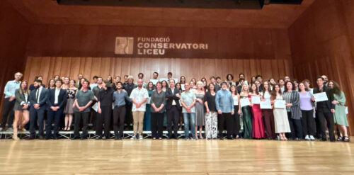 Acte d’entrega de diplomes als graduats del curs 2024-2025 del Centre Professional Conservatori Liceu