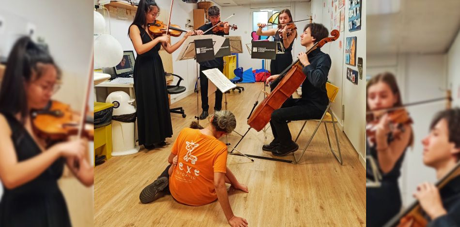 Potenza Quartet conclou la participació d’alumnes del Centre Superior de la Fundació Conservatori Liceu al projecte musical de la Fundació Nexe 2021-2022