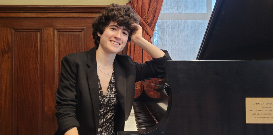 Aida Saco, graduada del Conservatori Superior Liceu, guanyadora d’una Beca de la Fundació La Caixa