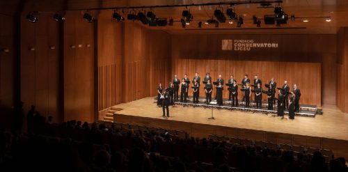 El Cor de Cambra del Palau de la Música actua a l’Auditori del Conservatori Liceu dins del cicle Ciutat de Clàssica del Barcelona Obertura Spring Festival