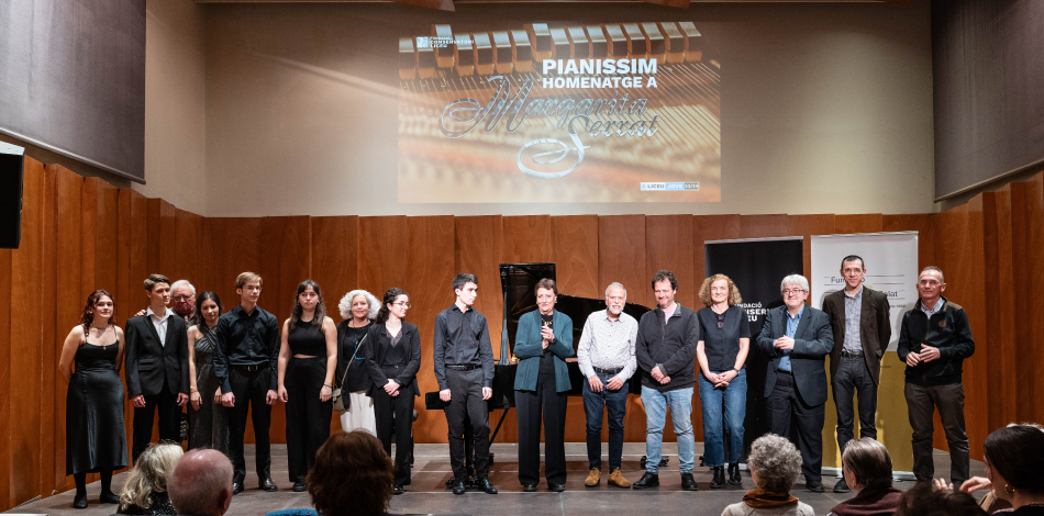 La Fundació Conservatori Liceu ret un homenatge a la pianista Margarita Serrat