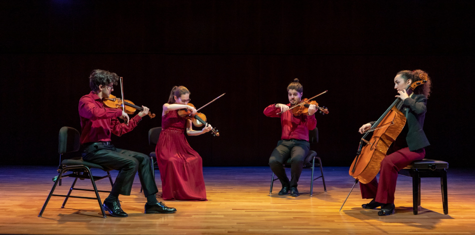 Alban Kwartet, format per antics estudiants del Conservatori Superior Liceu, actua al cicle Jóvenes Intérpretes de la Fundación Juan March