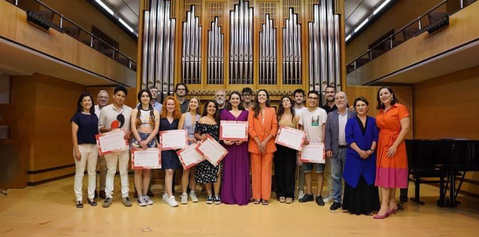 Violeta Alarcón i Mezzo Quartet premiats al Concurs de Juventudes Musicales en les especialitats de Cant i Cambra