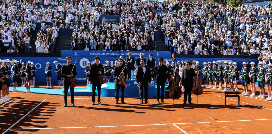 Alumnes del Conservatori Superior Liceu actuen en el Barcelona Open Banc Sabadell – 70è Trofeu Conde de Godó